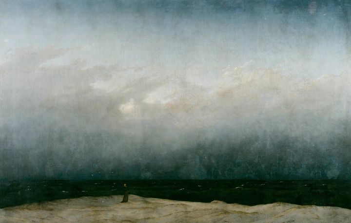 The Monk by the Sea, by Caspar David Friedrich